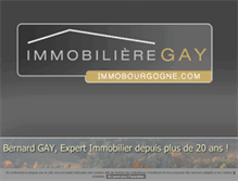 Tablet Screenshot of immobourgogne.fr